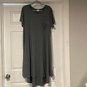 Lularoe Carly Dress Size 2XL Gray